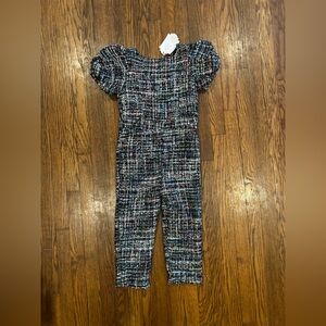 Ivy City Co Kids Matching Set - Black and White Romper one piece